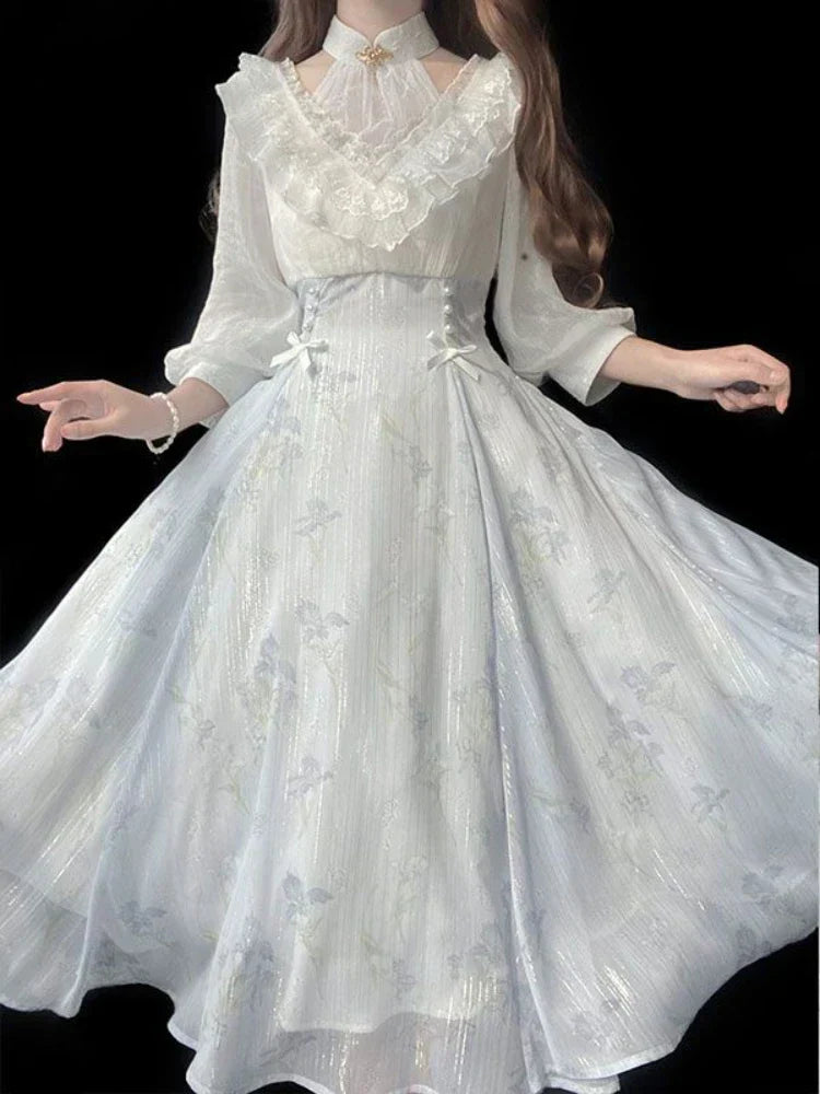 Elegance Midi Dress from the Belle Époque Couture Collection