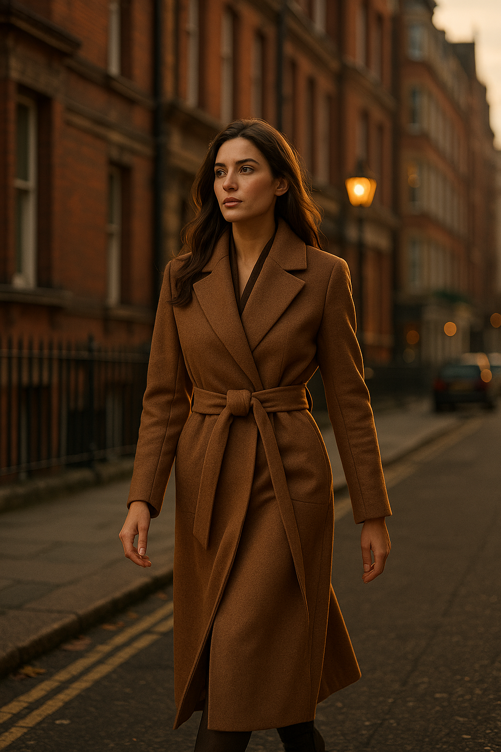 Samia | Tailored Wool Wrap Coat