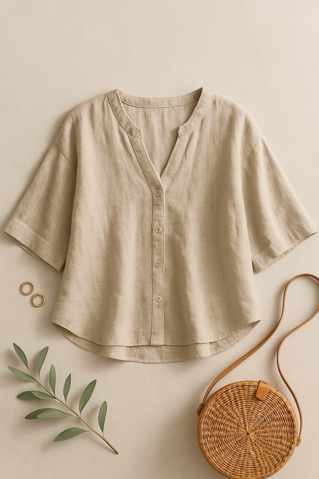Jara | Relaxed Linen Top