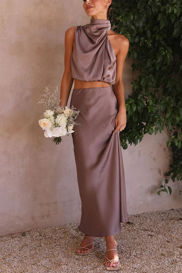 Inaia - Elegant Long Skirt Ensemble