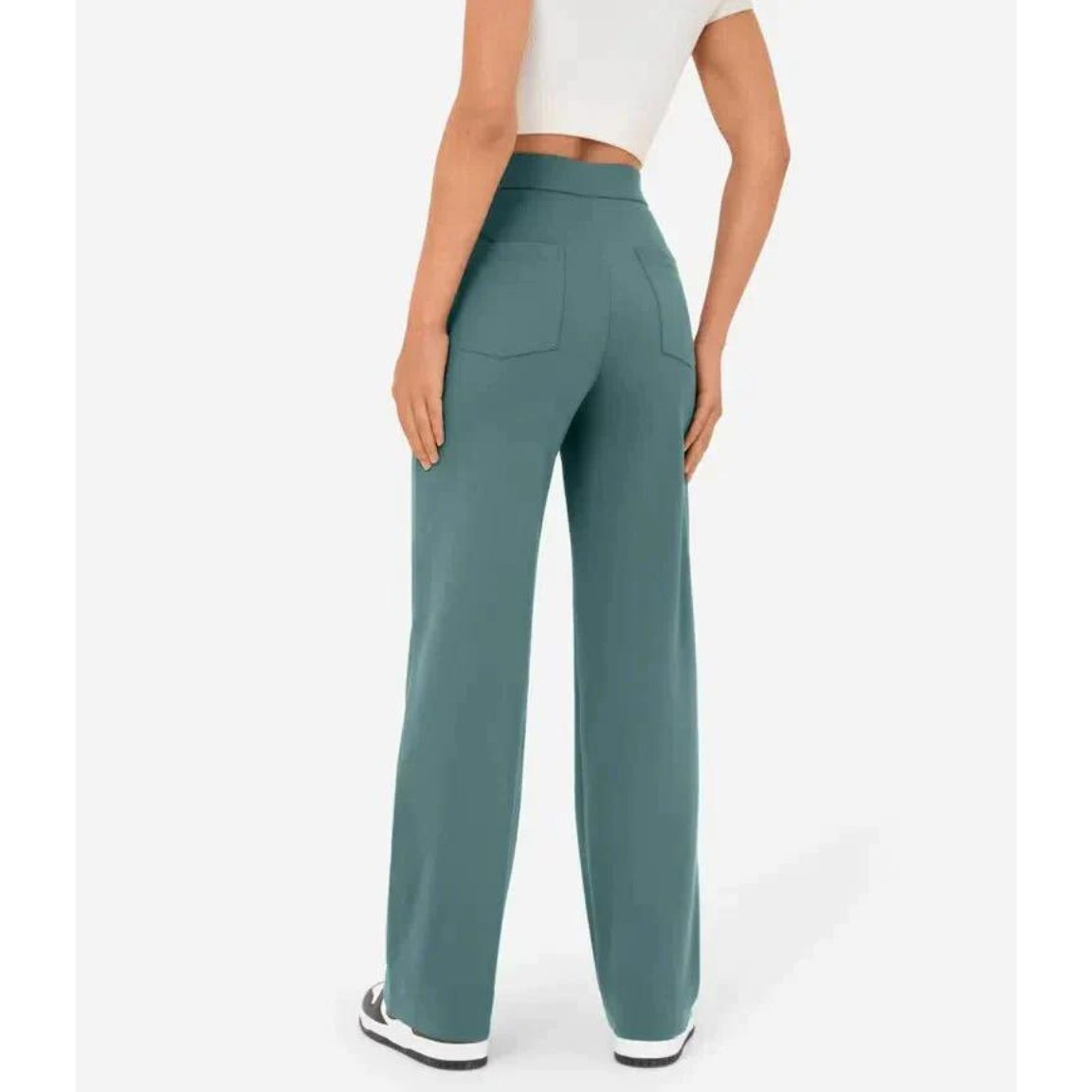 Flexible High-Waisted Pants