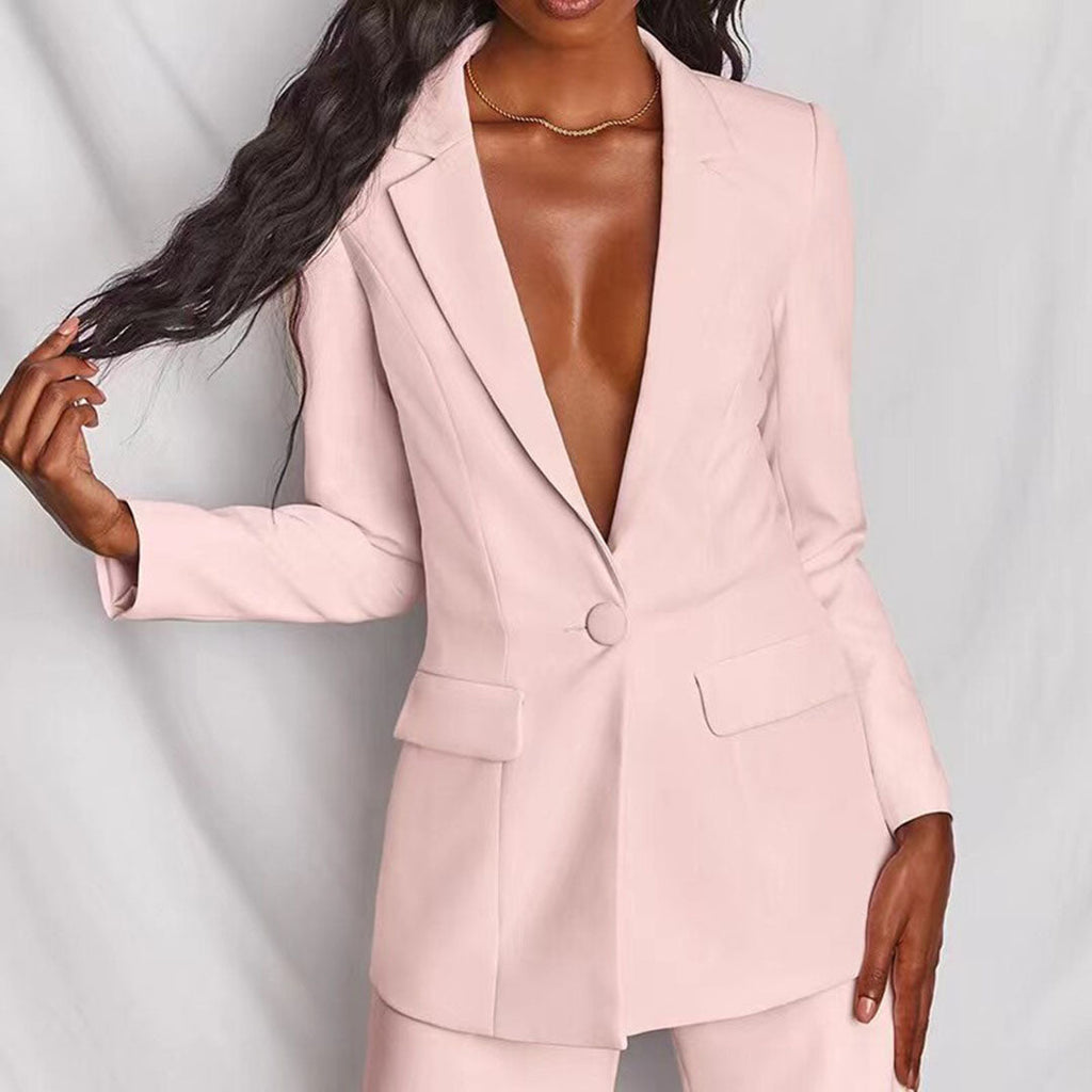 Hayley - Chic Women's Two-Piece Blazer and Trouser Ensemble