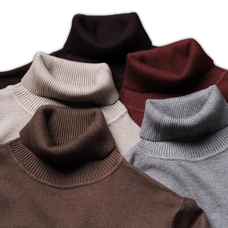 100% Cotton Turtleneck Pullover