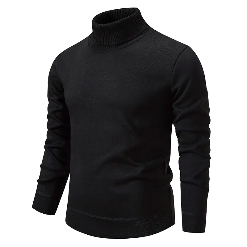 100% Cotton Turtleneck Pullover