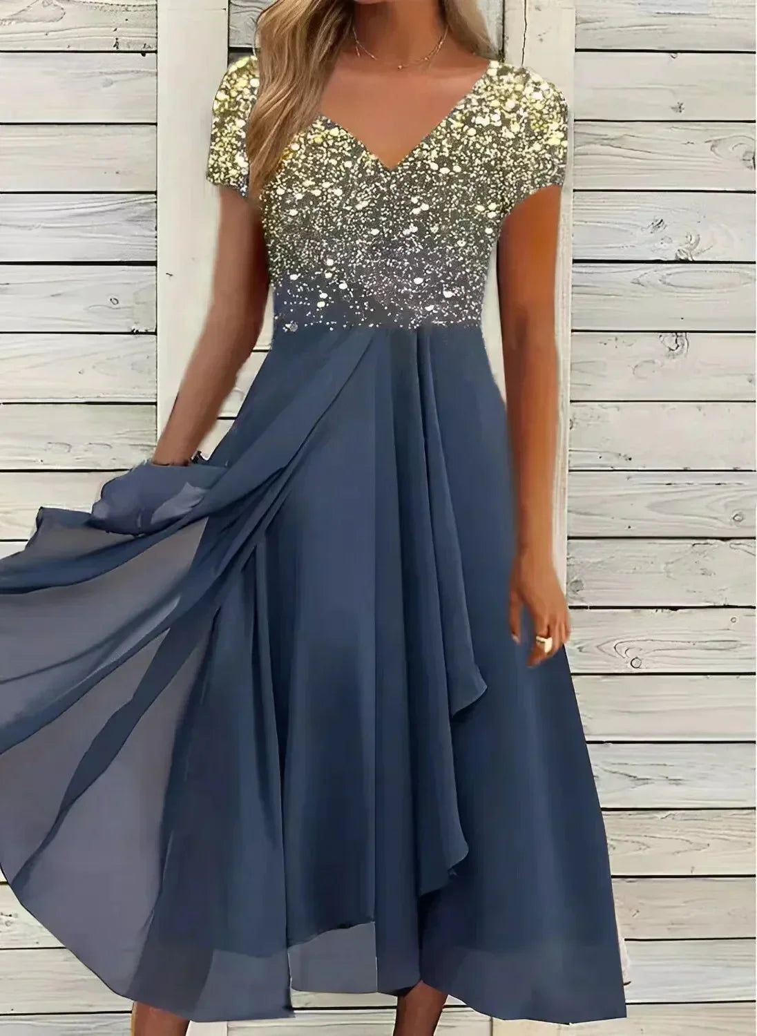 Chiffon Evening Gown for Women