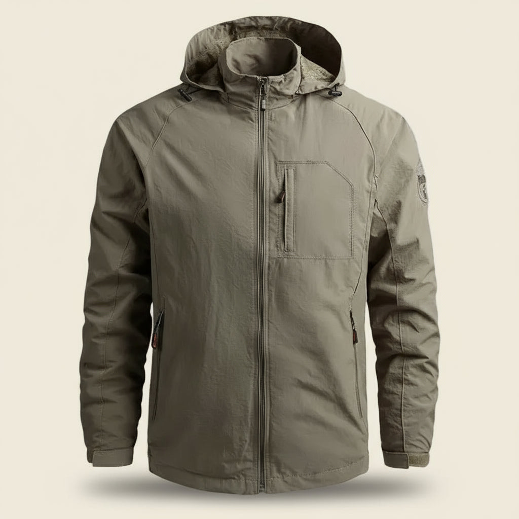 Men's Breathable Lightweight Waterproof Cargo Jacket