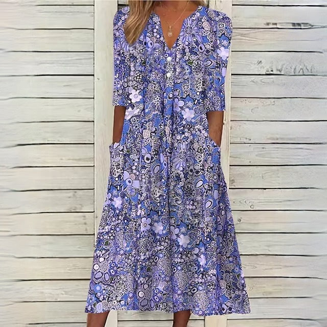 Jazmyn Blossom Print Dress