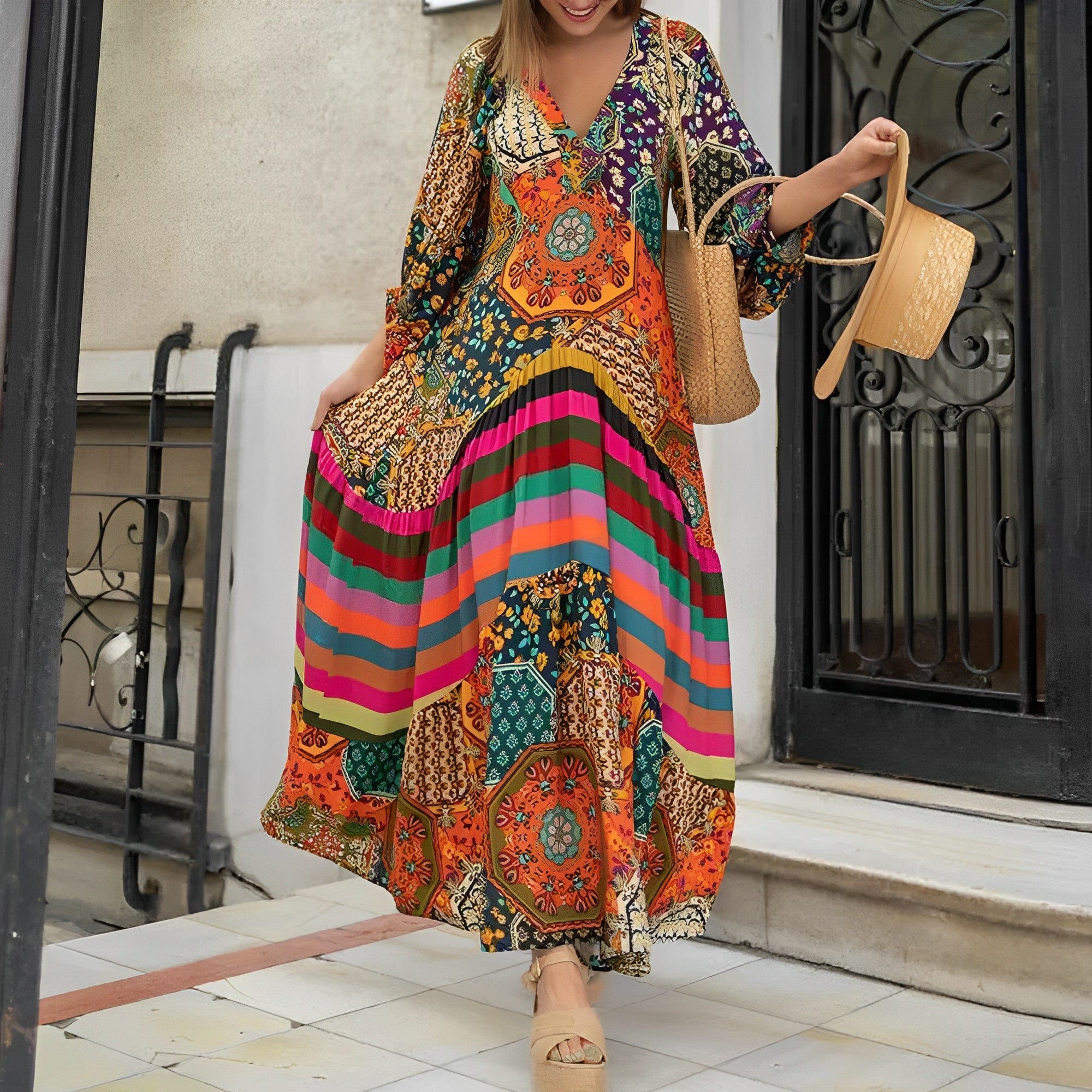 Elegant Bohemian Style Dress