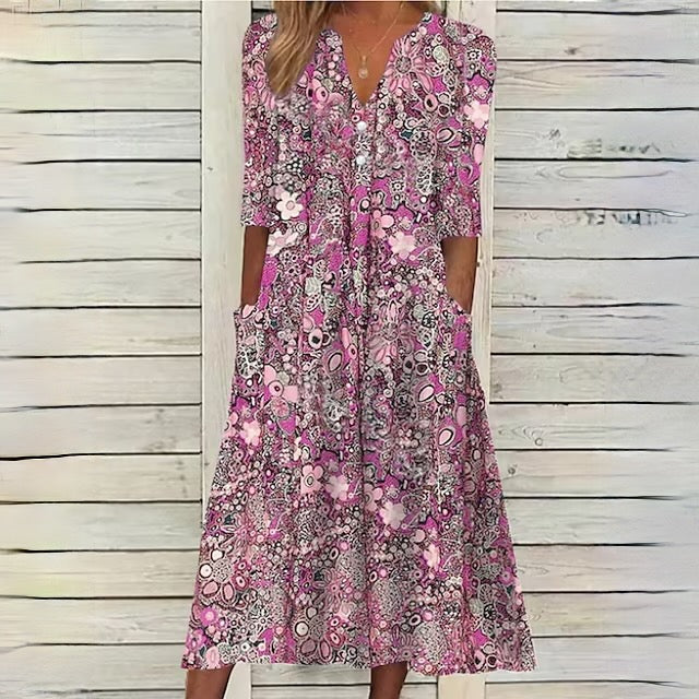 Jazmyn Blossom Print Dress