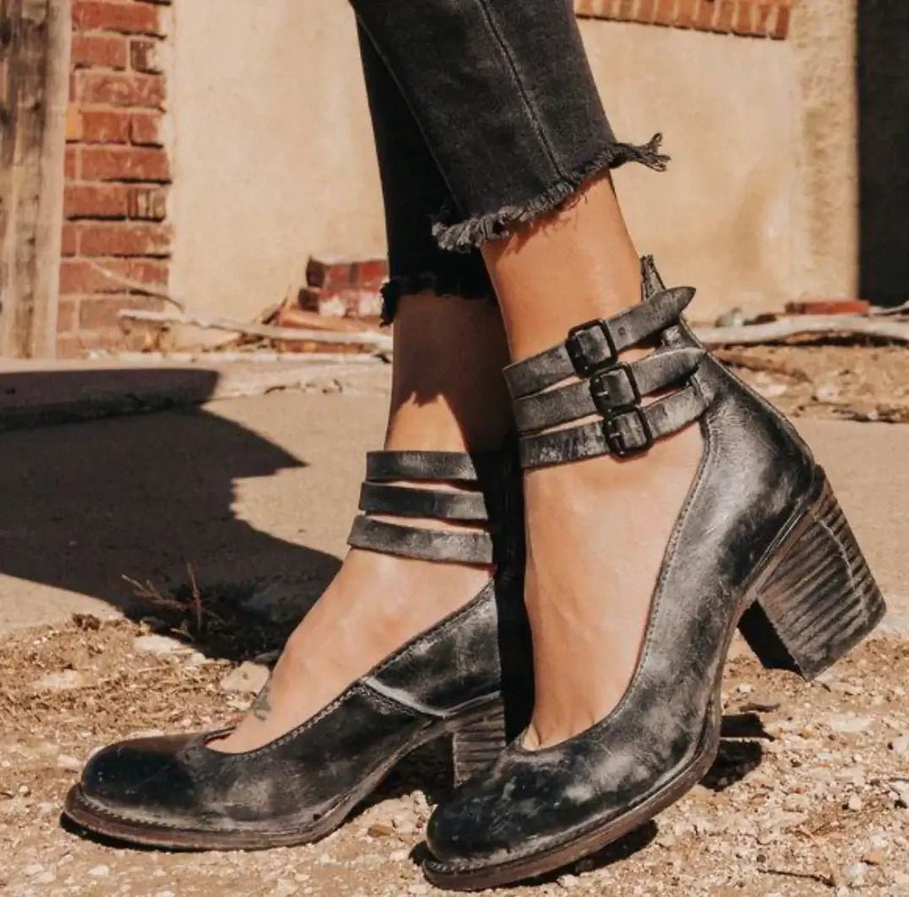 Aniek - Vintage-Style Heels