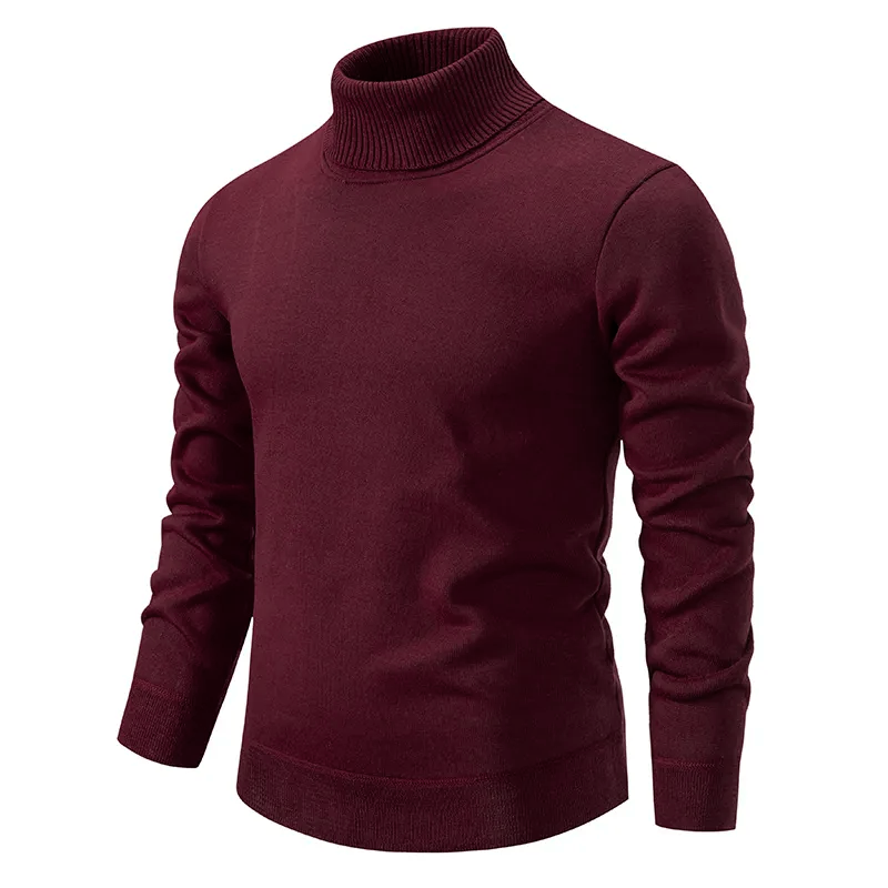 100% Cotton Turtleneck Pullover