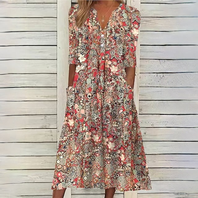 Jazmyn Blossom Print Dress