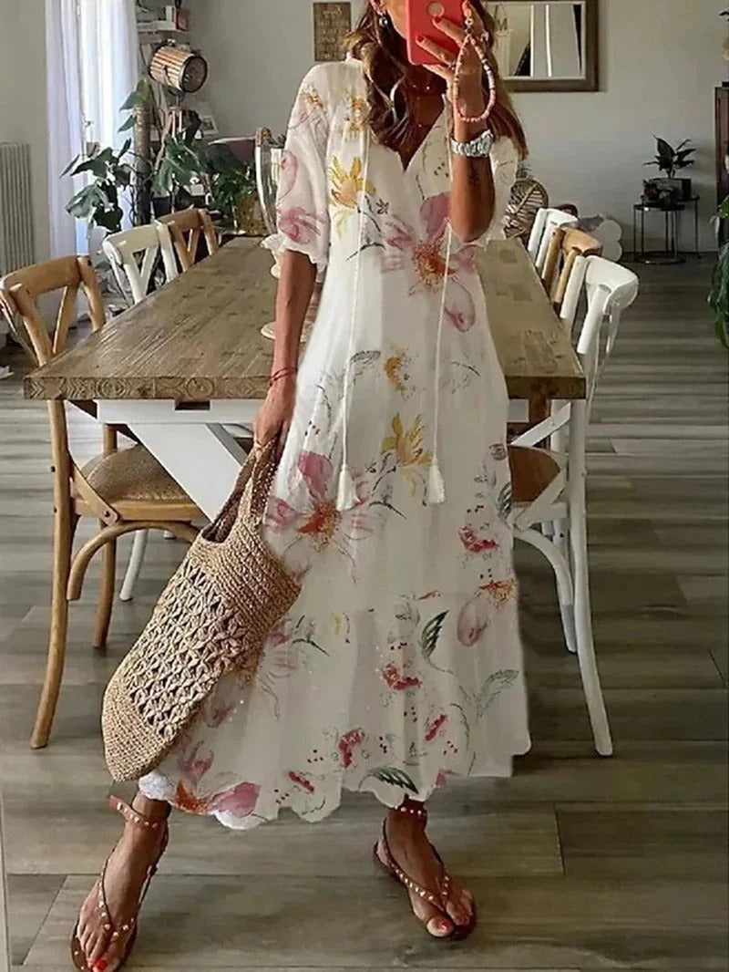 Bohemian Earth Tones Dress