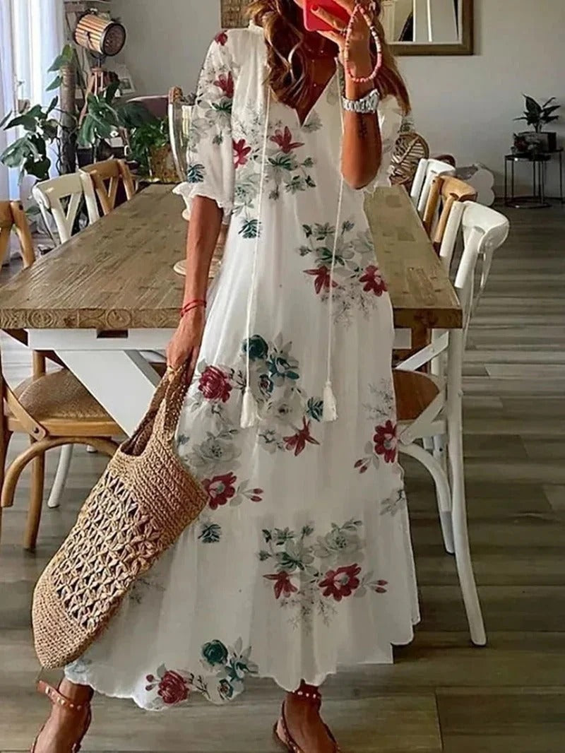 Bohemian Earth Tones Dress